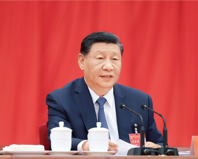 　　中國共產(chǎn)黨第二十屆中央委員會第三次全體會議，于2024年7月15日至18日在北京舉行。中央委員會總書記習(xí)近平作重要講話。 新華社記者 鞠鵬/攝